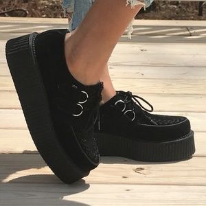 Black Suede Creepers